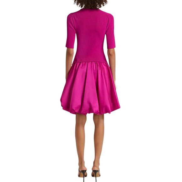 SIMKHAI  Kenny Ribbed Bubble Mini Dress Size XS NEW - Picture 8 of 13